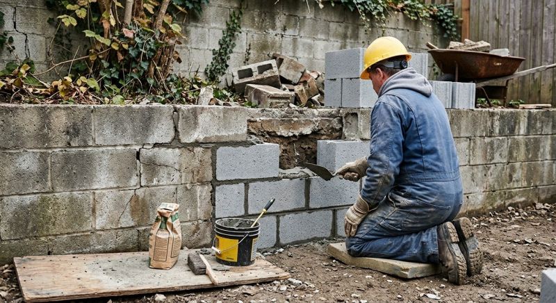 Block Wall Repair in Osteen, FL