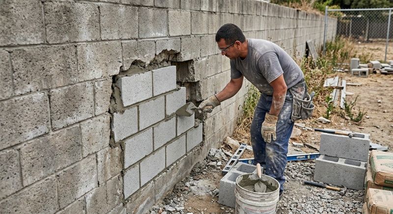Block Wall Repair in Seminole County, FL