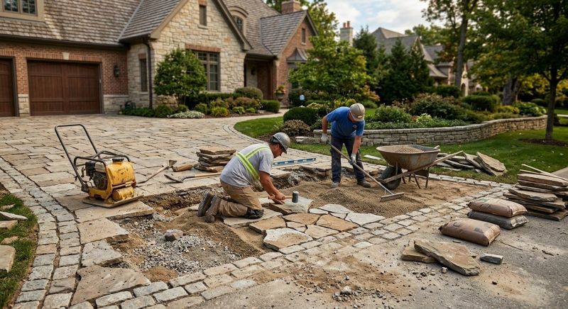Brick Driveway Repair in Deltona, FL