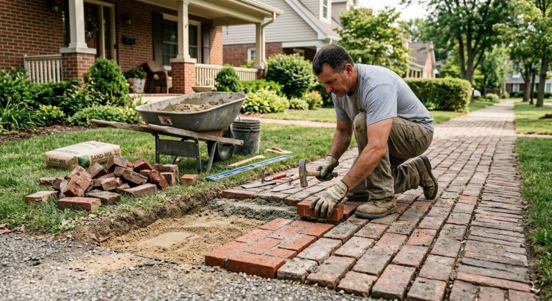 Brick Driveway Repair in Deltona, FL