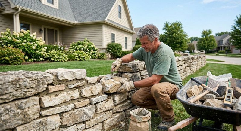 Brick Fence Repair in Deltona, FL