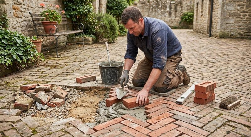 Brick Flatwork Repair in Apopka, FL