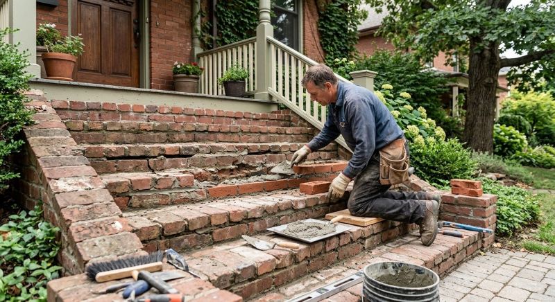 Brick Stairs Repair in Lake Mary, FL
