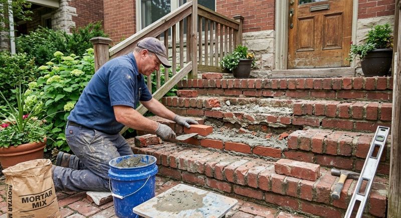 Brick Steps Repair in Deltona, FL