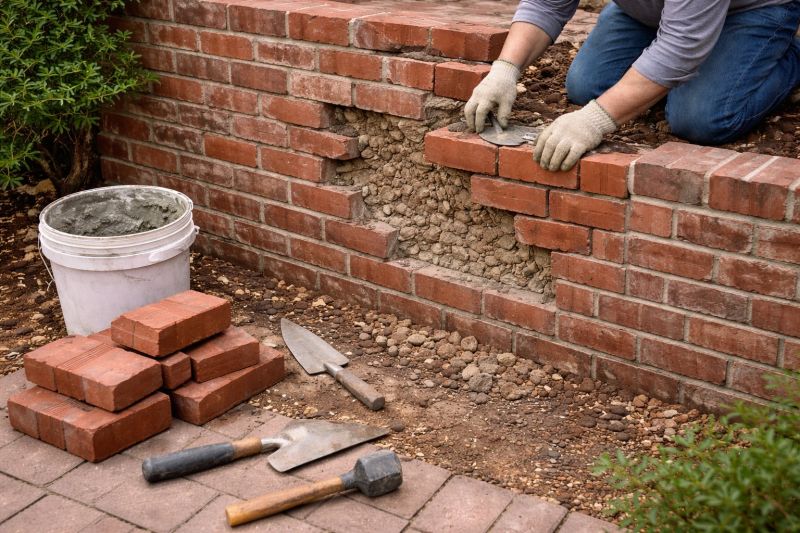 Brick Wall Repair in Edgewater, FL