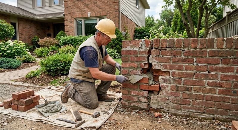Brick Wall Repair in Lake Mary, FL