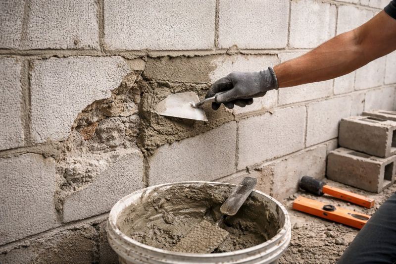 Cinder Block Wall Repair in De Leon Springs, FL