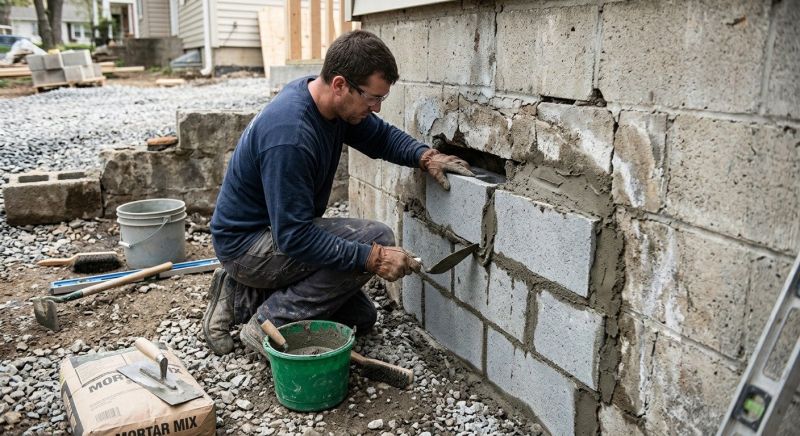 Concrete Block Repair in Maitland, FL