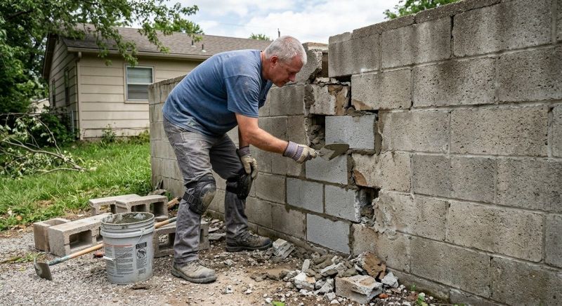 Concrete Block Repair in Oviedo, FL