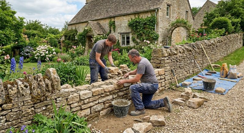 Stone Wall Repair in Casselberry, FL